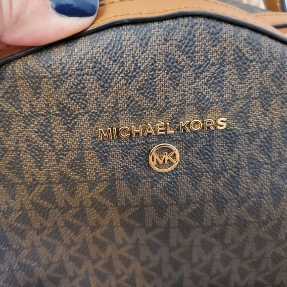 Michael Kors Valerie Medium Backpack (Brown Acorn) - Picture 13 of 14